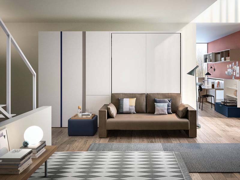 sofa giường gỗ thông minh sang trọng