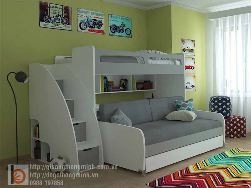 giường thông minh cho bé trai