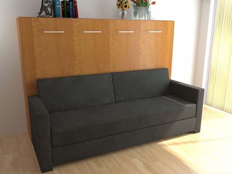 sofa giường gỗ thông minh sang trọng