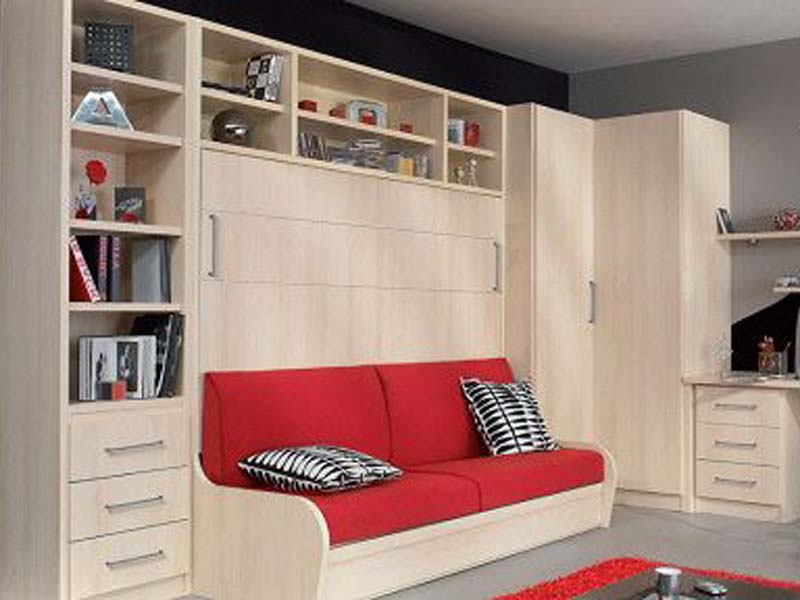 sofa giường gỗ thông minh sang trọng