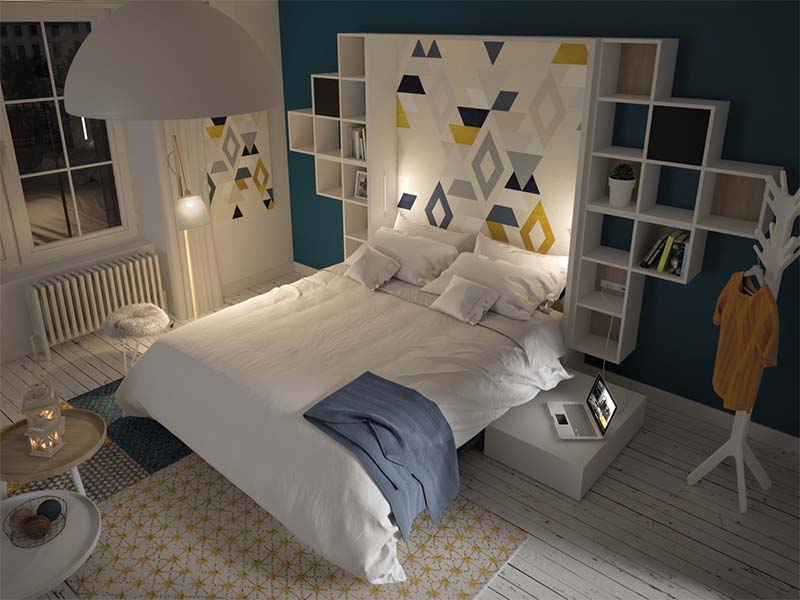 mau giuong thong minh ket hop sofa 9