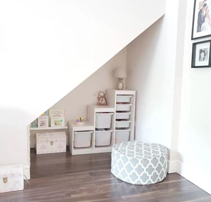 Tận dụng không gian gầm cầu thang