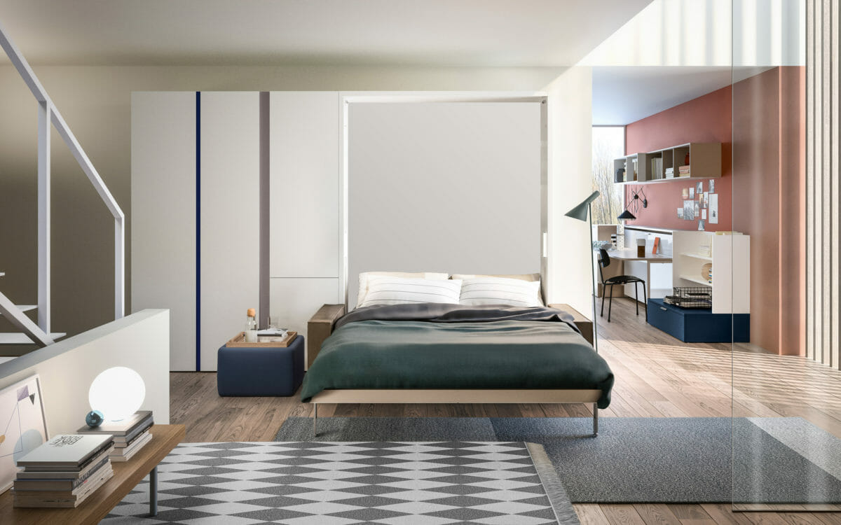 giường ngủ gấp thông minh kết hợp sofa