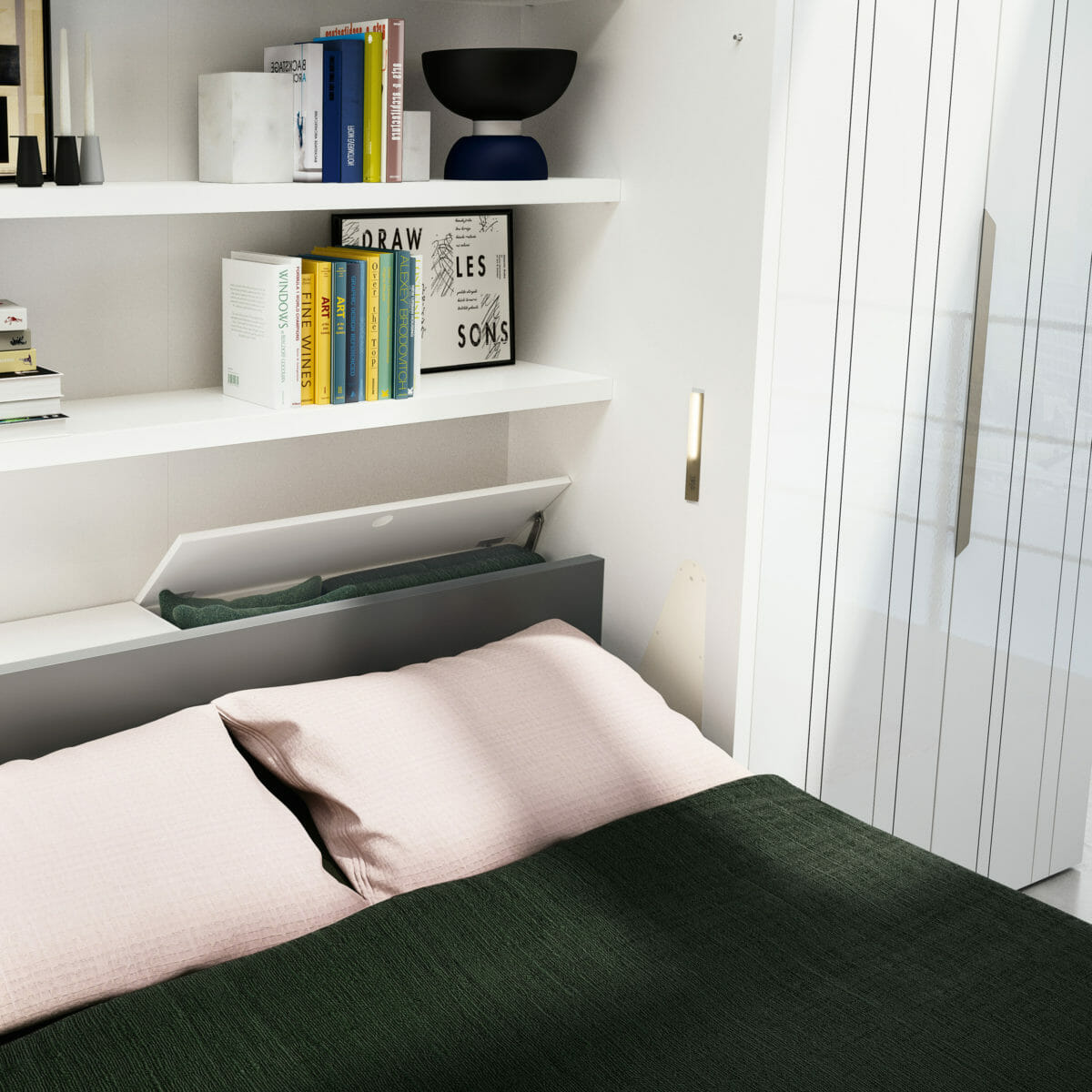 Giường ngủ gấp thông minh kết hợp sofa cực tiện lợi ghe giuong go thong minh 114