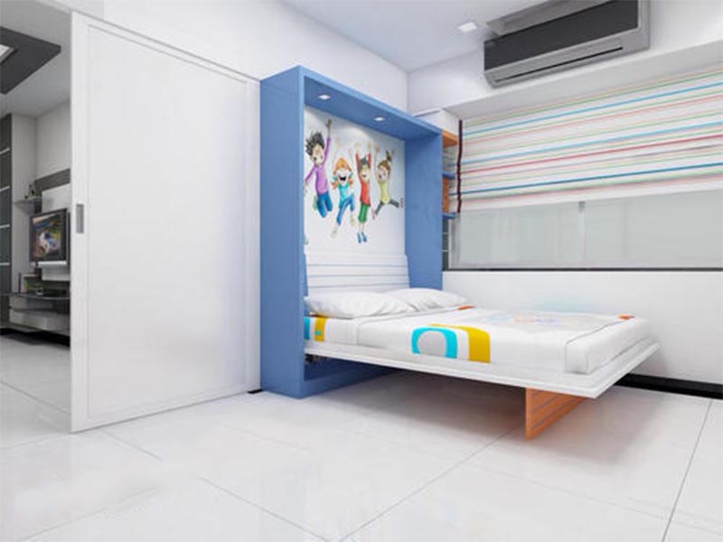 mẫu giường ngủ gấp thông minh