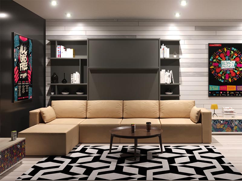 mẫu ghế giường đa năng thông minh