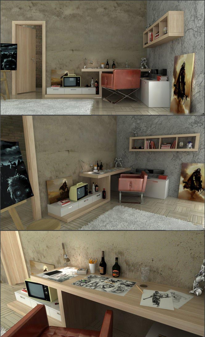 phòng ngủ cho người trẻ