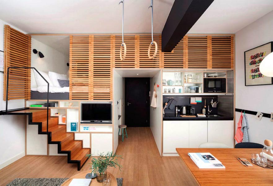 căn hộ nhỏ dưới 30m2