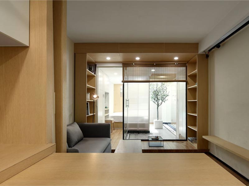 nội thất không gian mở