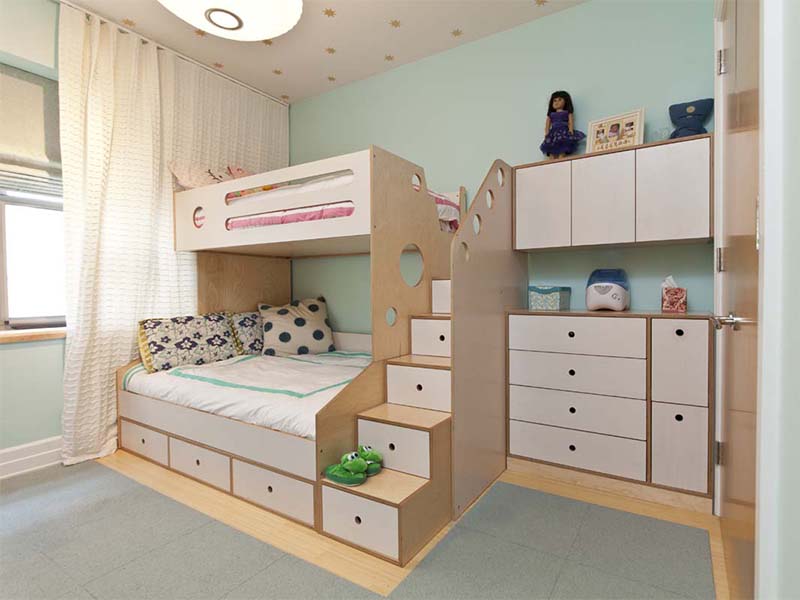 giường tầng thông minh cho bé