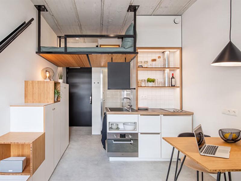 nội thất căn hộ nhỏ