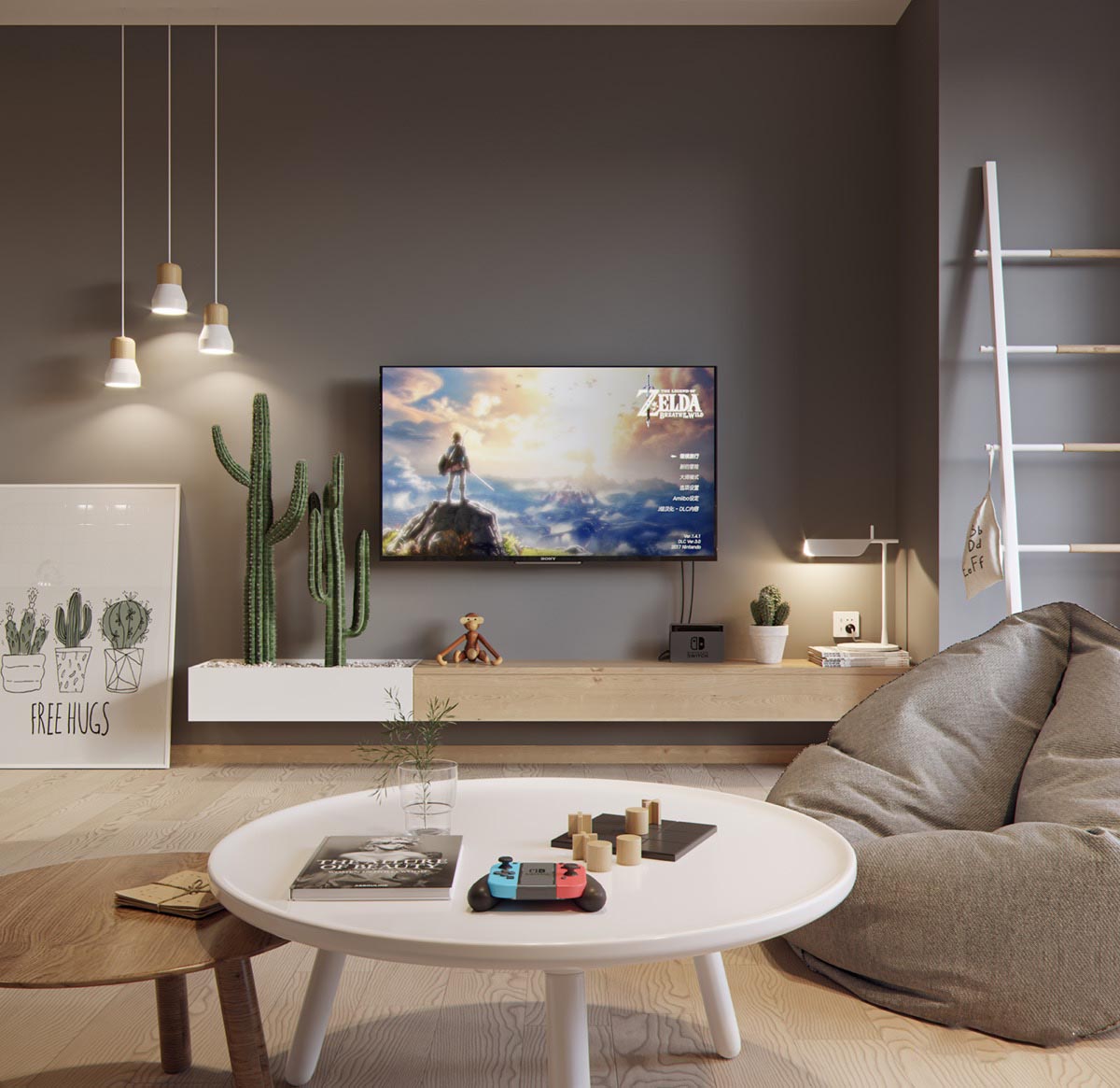 thiet ke noi that khong gian mo 7