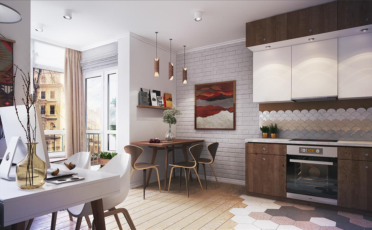 3 Căn hộ với thiết kế nội thất ấn tượng và trẻ trung can ho dep hien dai 4