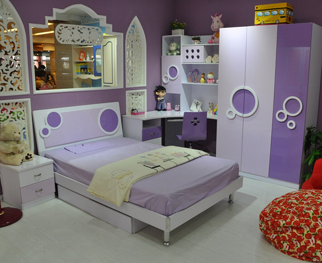 Boys and girls children s furniture suite bedroom suite furniture purple children s beds please