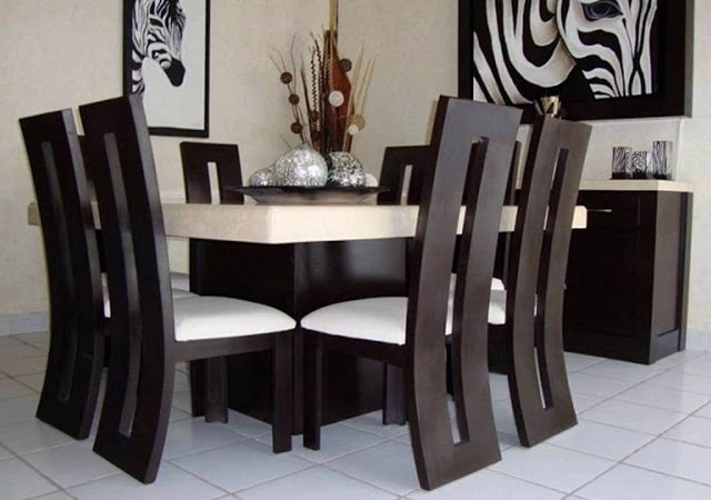 Contemporary Dining And Living Room Table Ideas with Latest Chairs Design 9