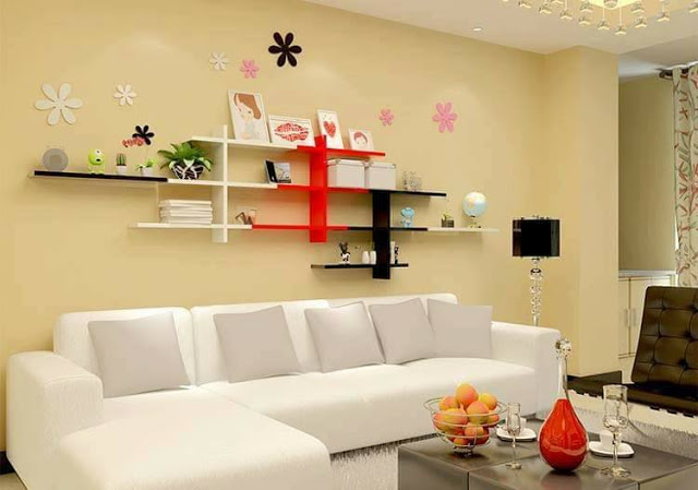 Modern TV Wall Display With Shelves That Are as Pretty as They Are Practical 11