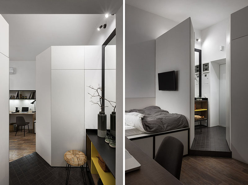 Modern Tiny Apartment Maximizes Its 186 Square Feet With Efficient Decoration 5