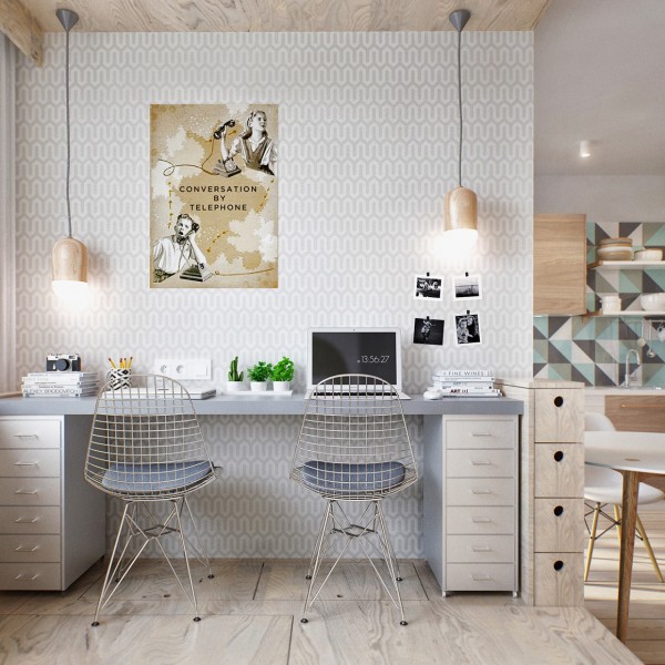hispter home office