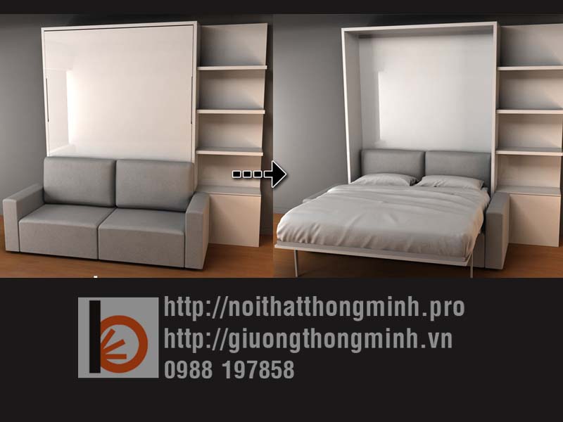 giường gấp thông minh