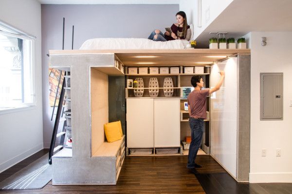 thiết kế gác xép