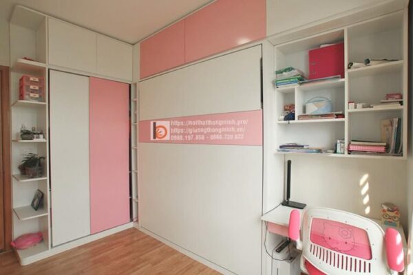 13 Mẫu Phòng Ngủ Nhỏ Cho Bé 6-10m2 Đủ Tiện Nghi Mà Vẫn Cực Kì Rộng Rãi bé nhà chị Hiền e1729498315477