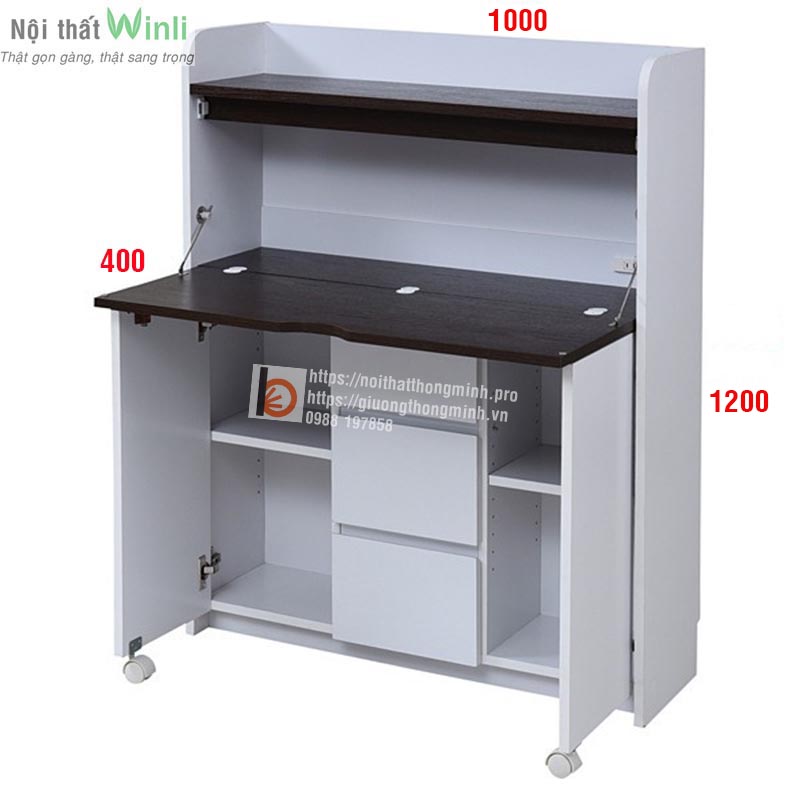 Bàn học gấp gọn thông minh 