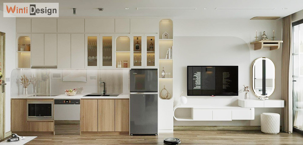 Thiết Kế Nội Thất Căn Hộ Studio 30m2- Ecopark Với 3 Phong Cách phong cach thiet ke tre trung hien dai